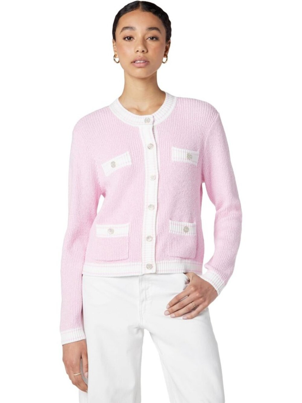 Cozy Classic 4-Pocket Cardigan Sweater for Women - Stylish & Comfortable Knit